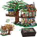 4761pcs/set Tree House Bricks Model, DIY Forest House Building Blocks Street
