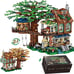 4761pcs/set Tree House Bricks Model, DIY Forest House Building Blocks Street