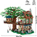 4761pcs/set Tree House Bricks Model, DIY Forest House Building Blocks Street