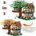 4761pcs/set Tree House Bricks Model, DIY Forest House Building Blocks Street