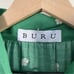 Buru Green Floral Bow Housecoat Dress Extra Small XS