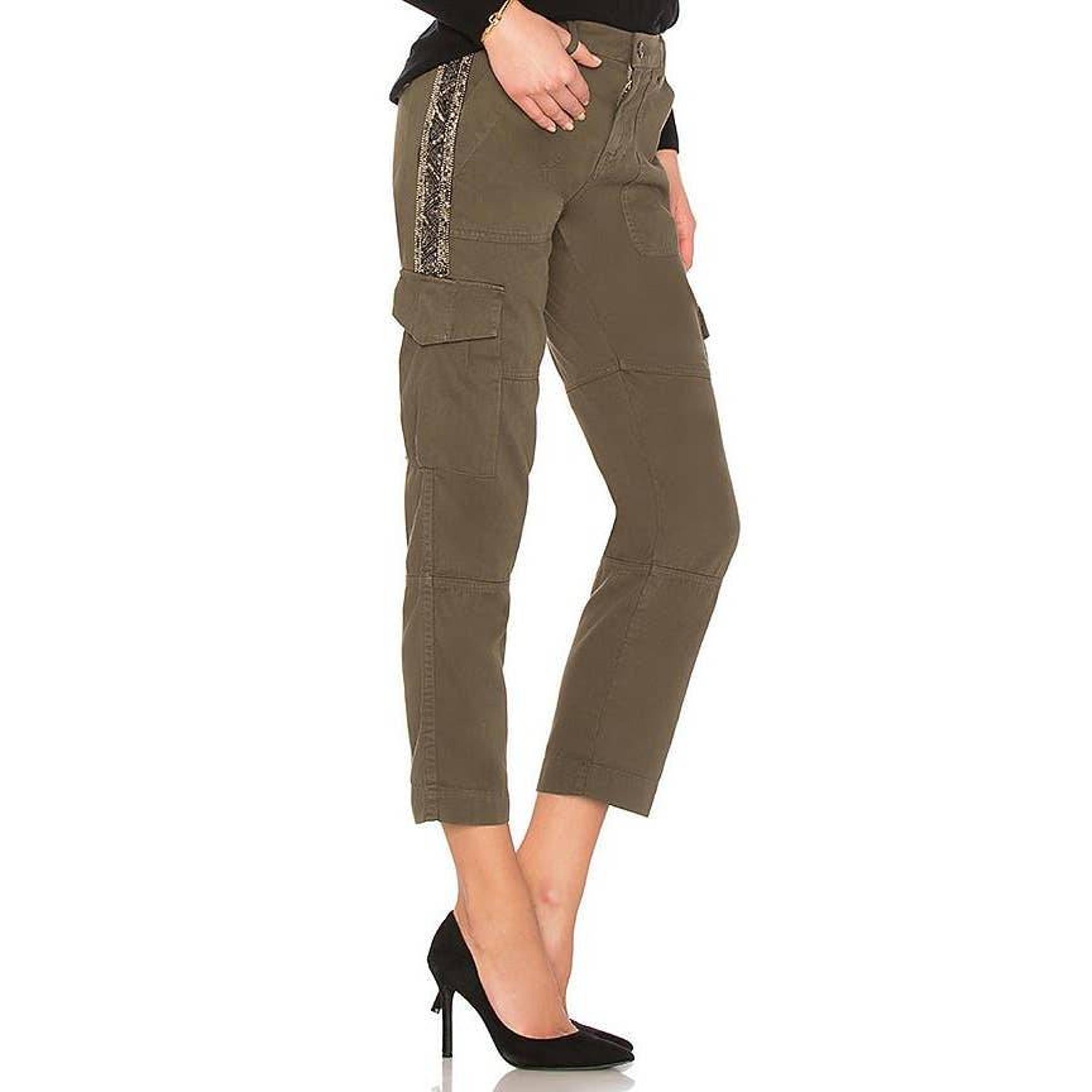 NWT JOIE CARGO PANTS GREEN SIZE 0