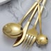 Gold Flatware 135 Sets
