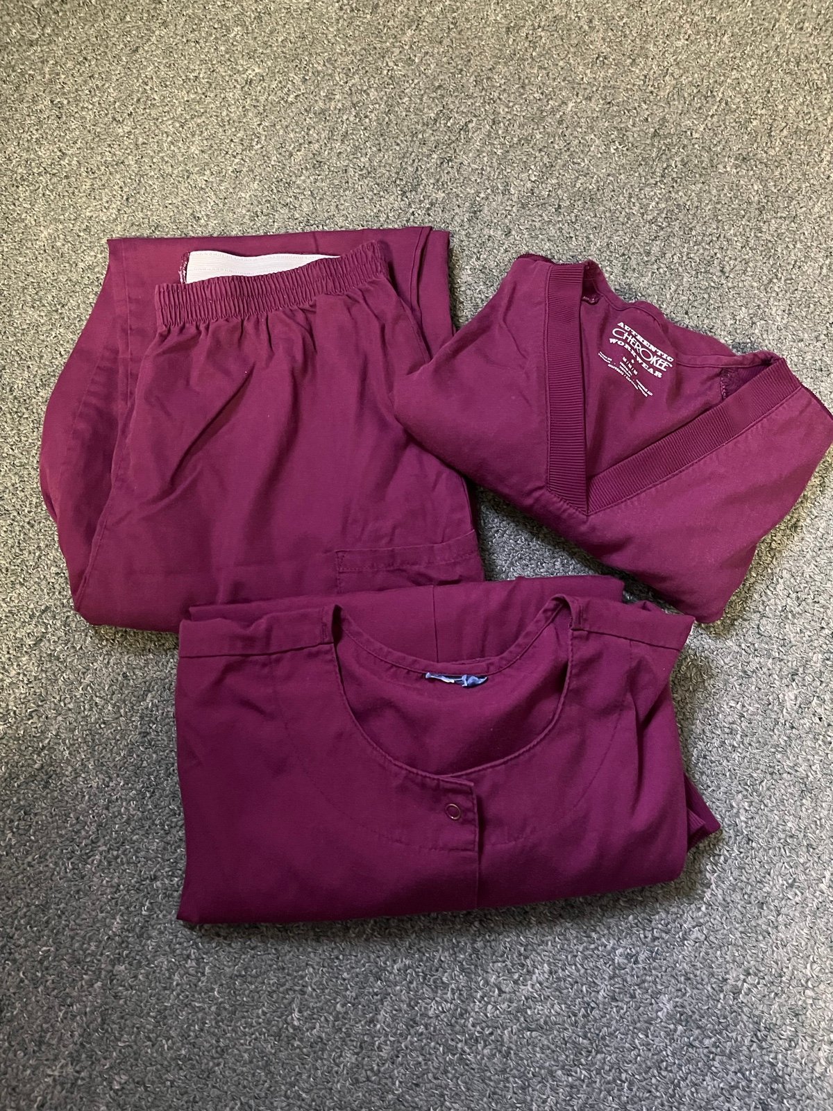 3 piece scrub uniform