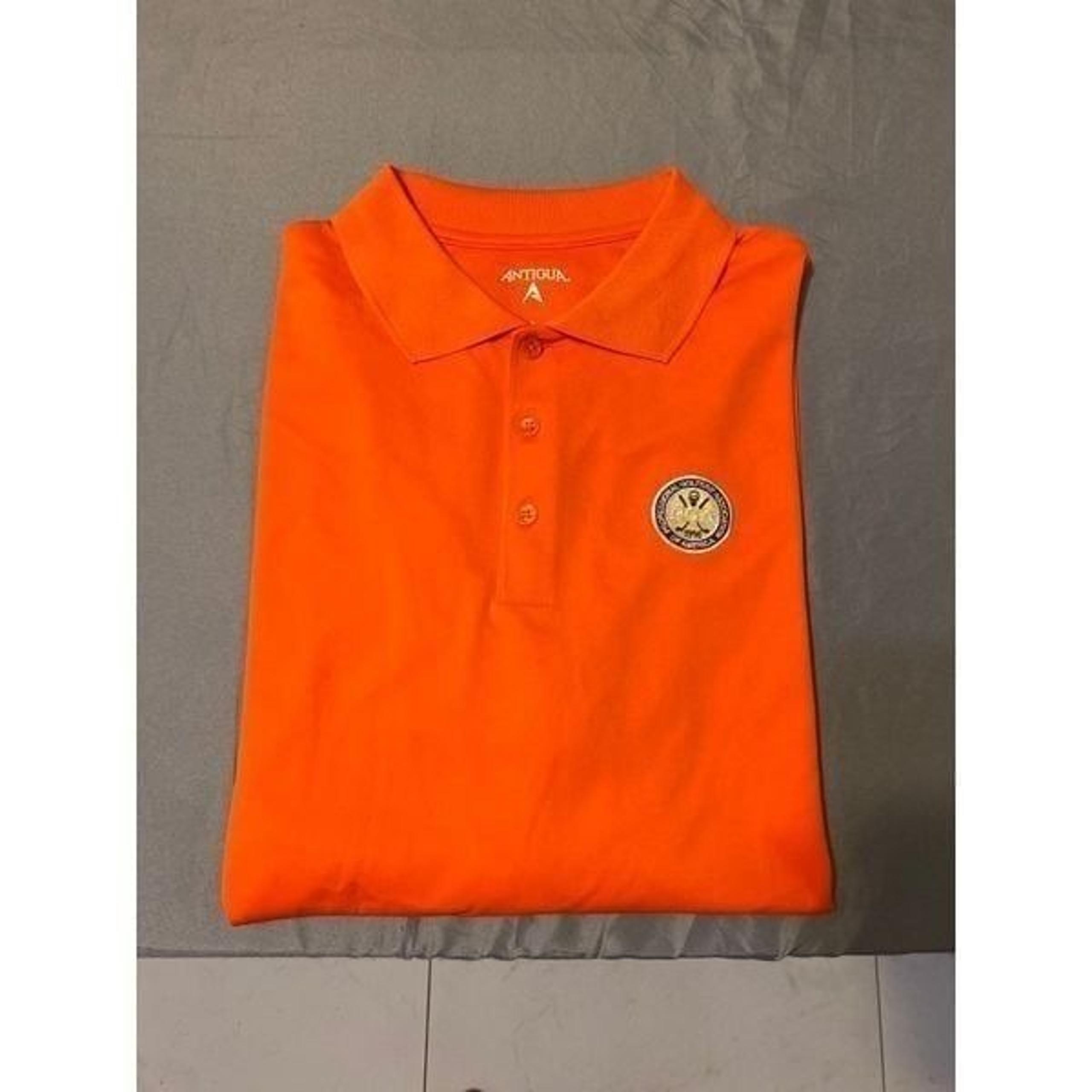 PGA Golf Polo Shirt Mens Extra Large Orange Athletic Casual