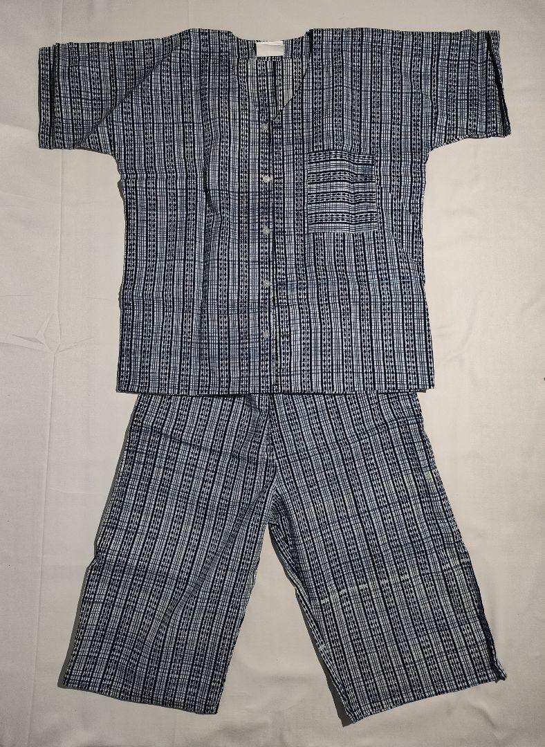 Yukata Fabric Shirt and Pants Set