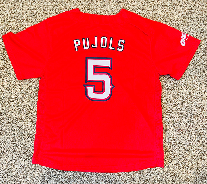 Albert Pujols 5 Los Angeles Angels Jersey Shirt ( ( Youth / Kids Size XL ) ) SGA