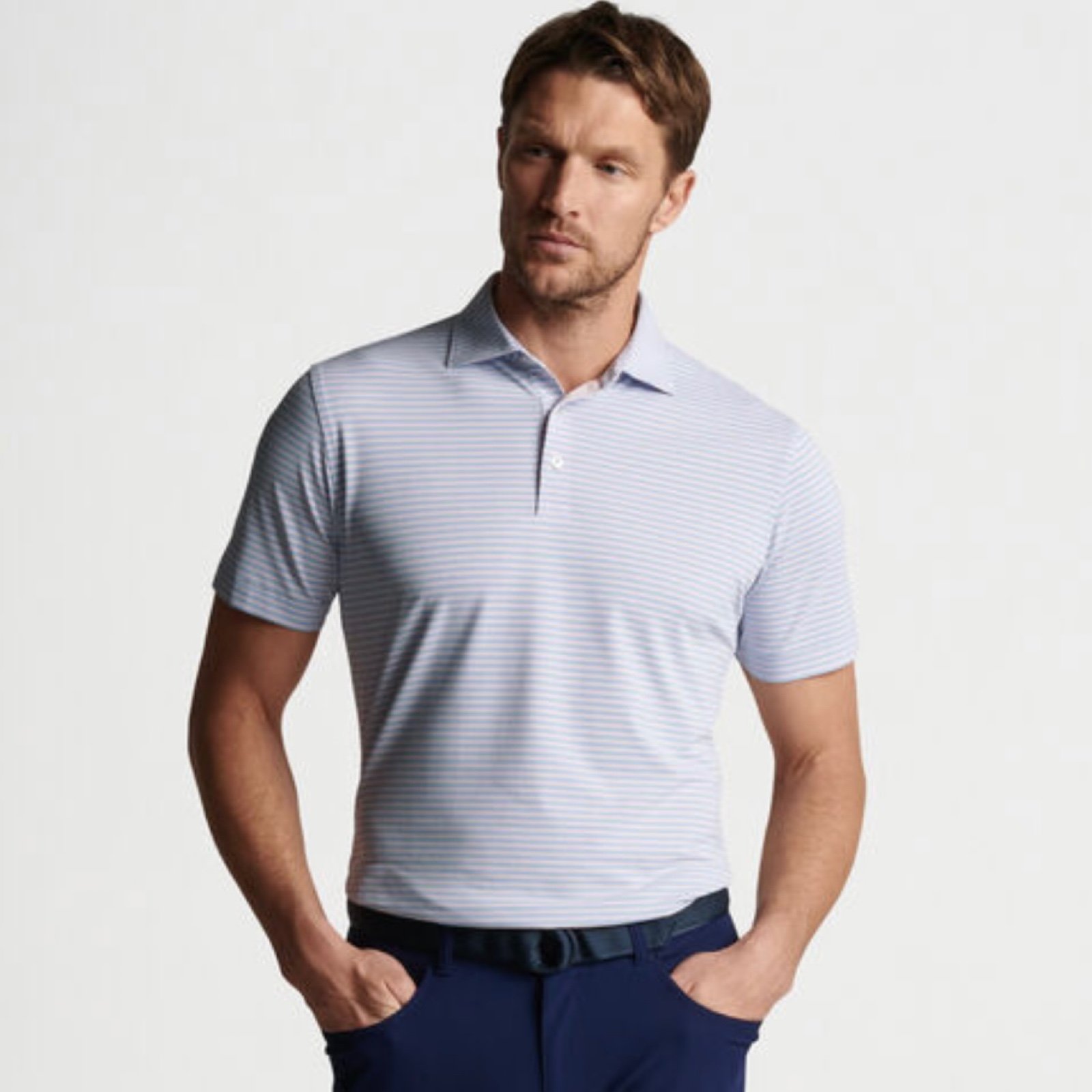 Peter Millar Summer Comfort Men’s Golf Polo Size M from Sea Island