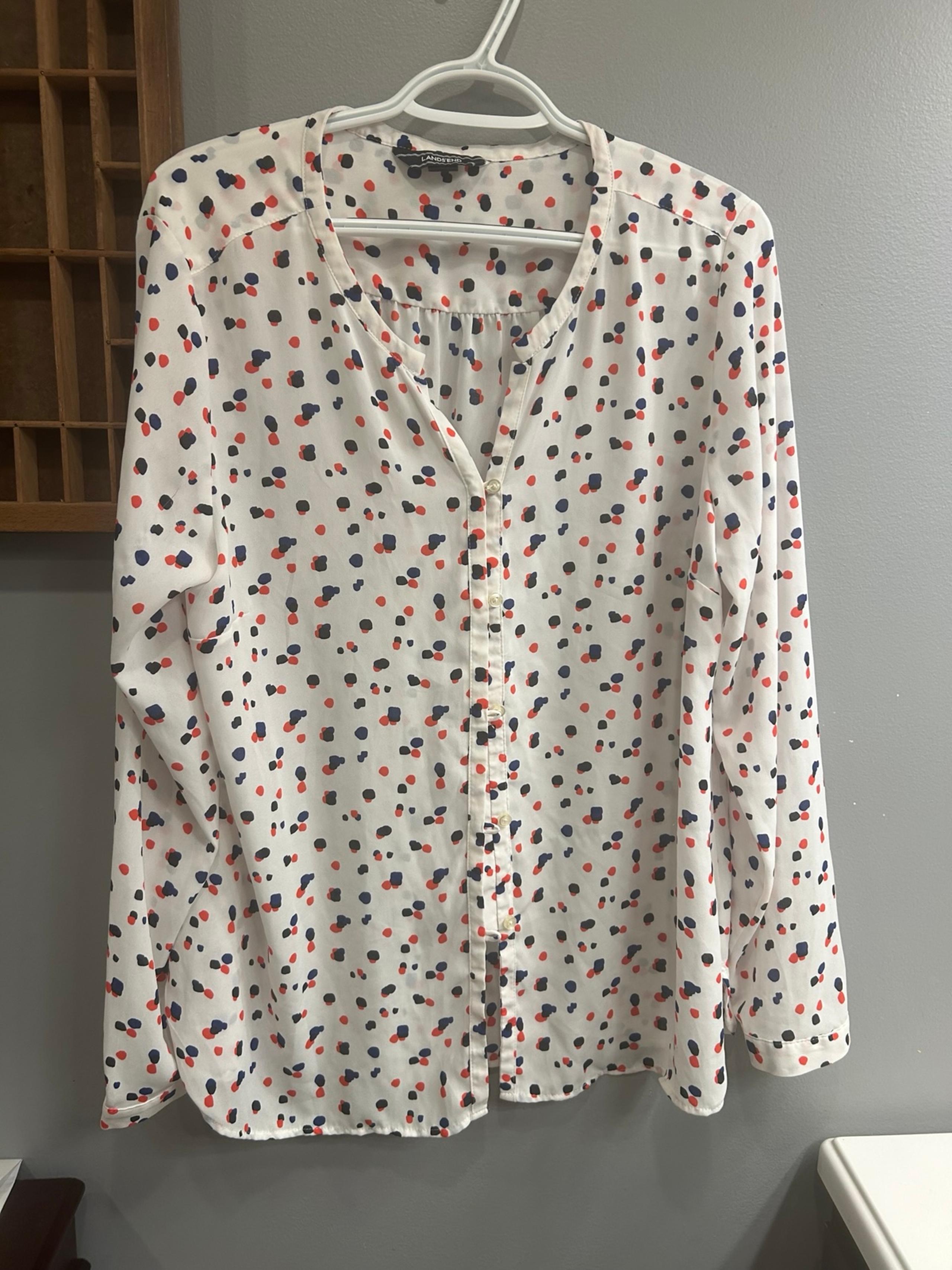 Lands end size 14 Blouse