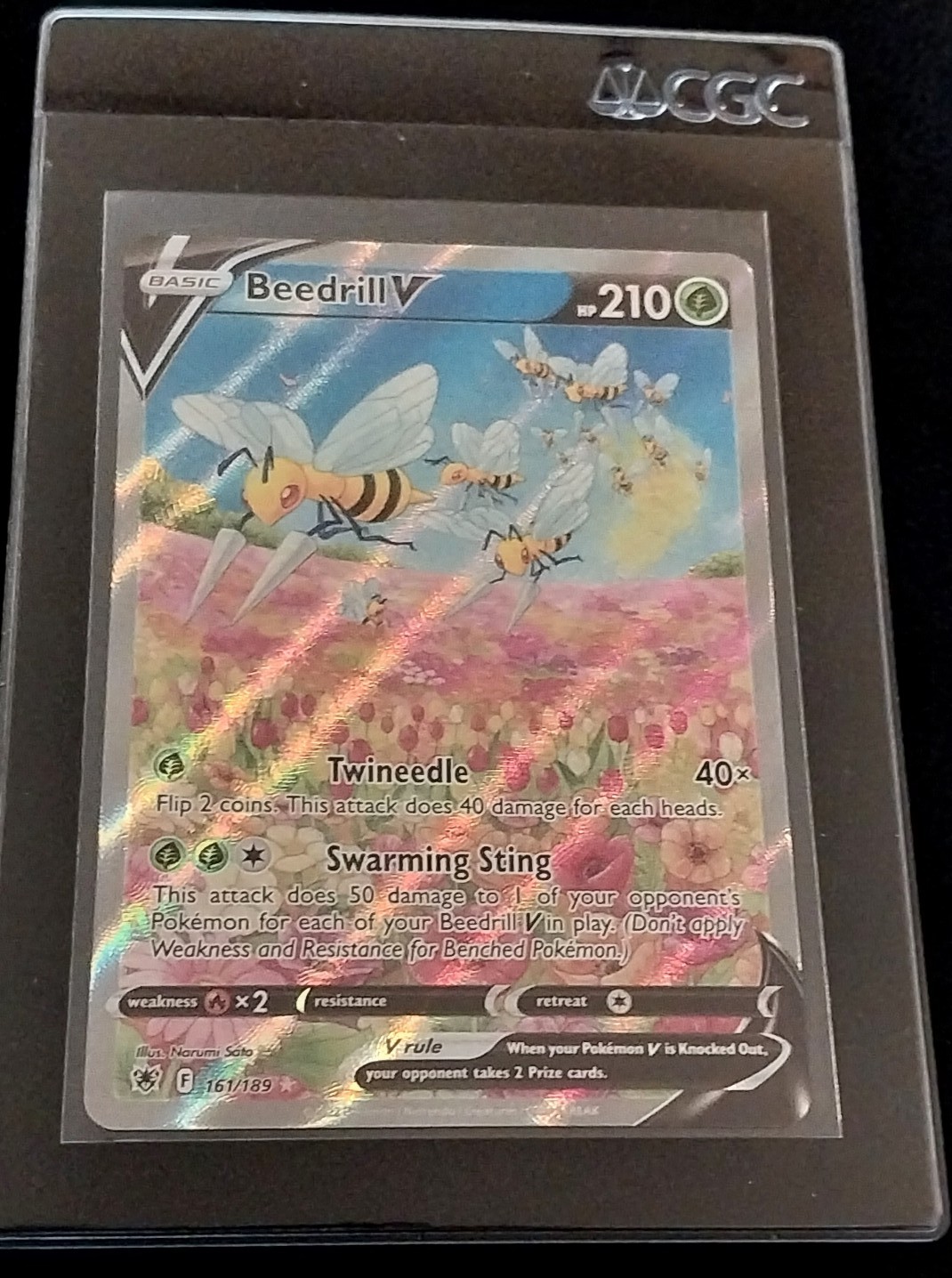 Pokemon TCG Beedrill V ~ Alt Art ~ NM
