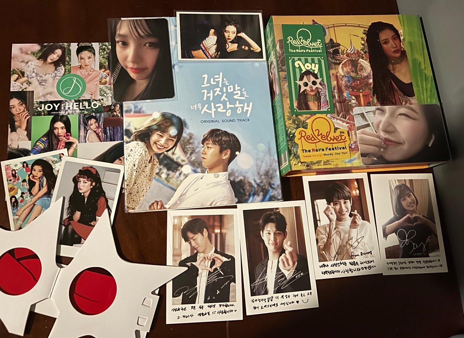 Red Velvet JOY albums includes everything shown