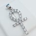 925 Sterling Silver Cubic Zirconia Pendant, UU1P6A6005