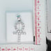 925 Sterling Silver Cubic Zirconia Pendant, UU1P6A6005
