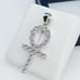 925 Sterling Silver Cubic Zirconia Pendant, UU1P6A6005