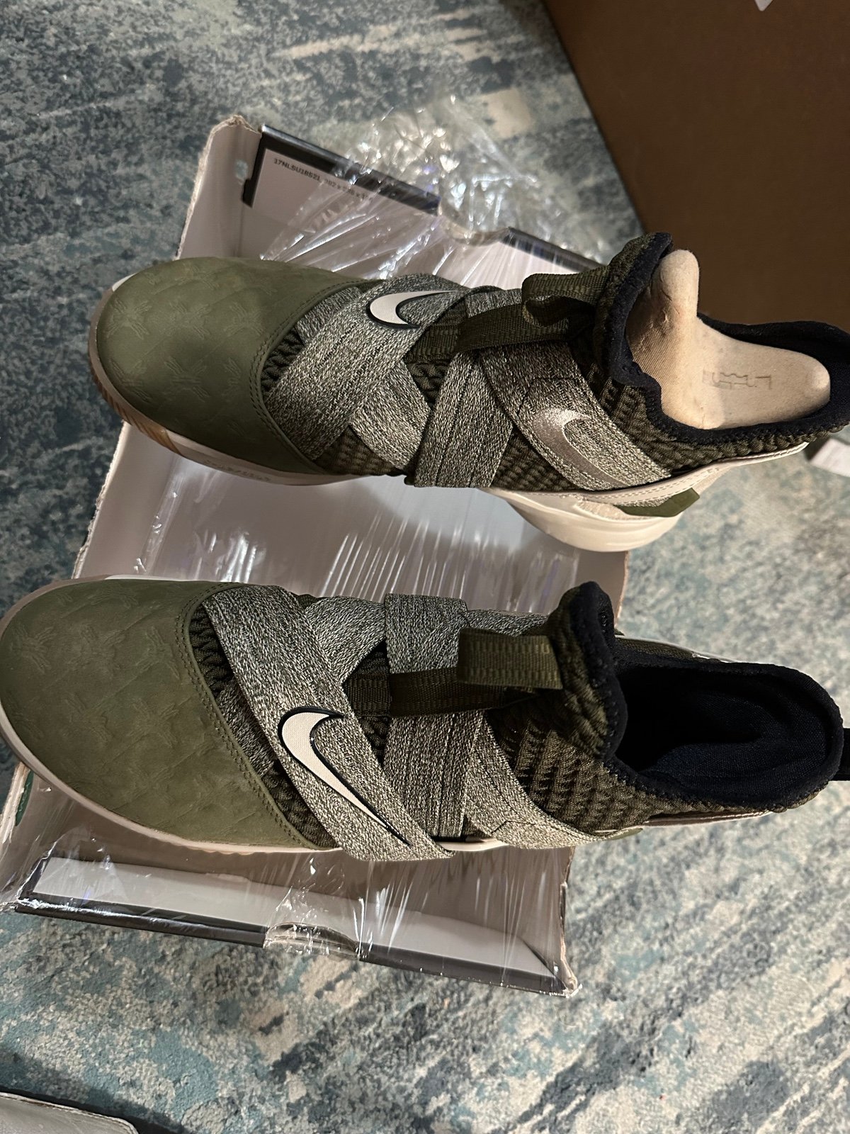 Size 9 - Nike LeBron Soldier 12 Land and Sea 2018