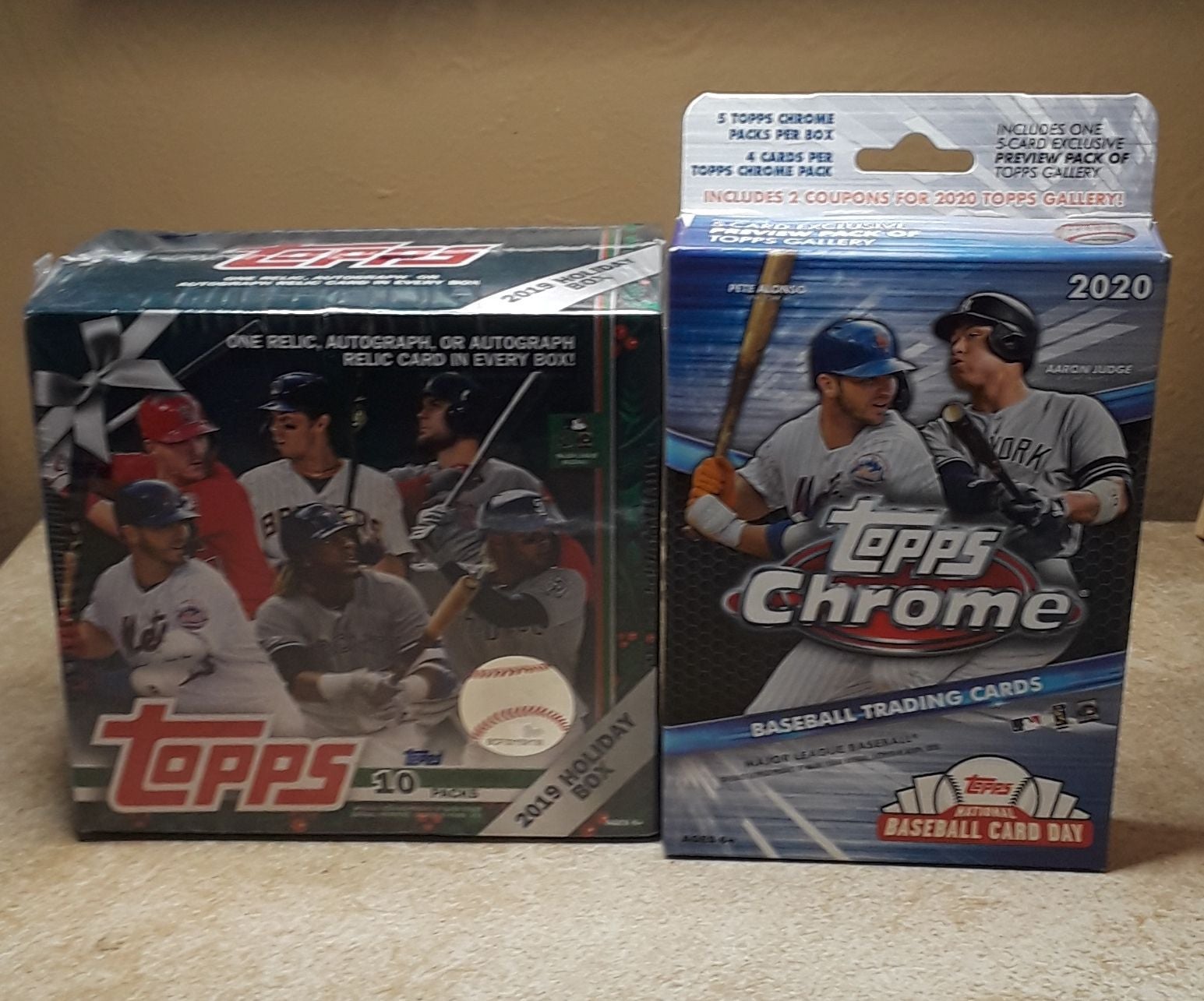 '19 Topps MLB Holiday Box + '20 Topps ML