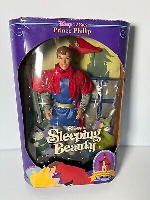 Disney Classics Sleeping Beauty Prince Phillip Barbie Size Doll 1991 NRFB 4597