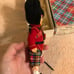 Vintage 1960’s Pedigree Authentic Tartan Highlander Royal Stewart 7” Doll in Box