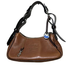 Dooney and Burke Vintage Brown Leather Hobo Bag