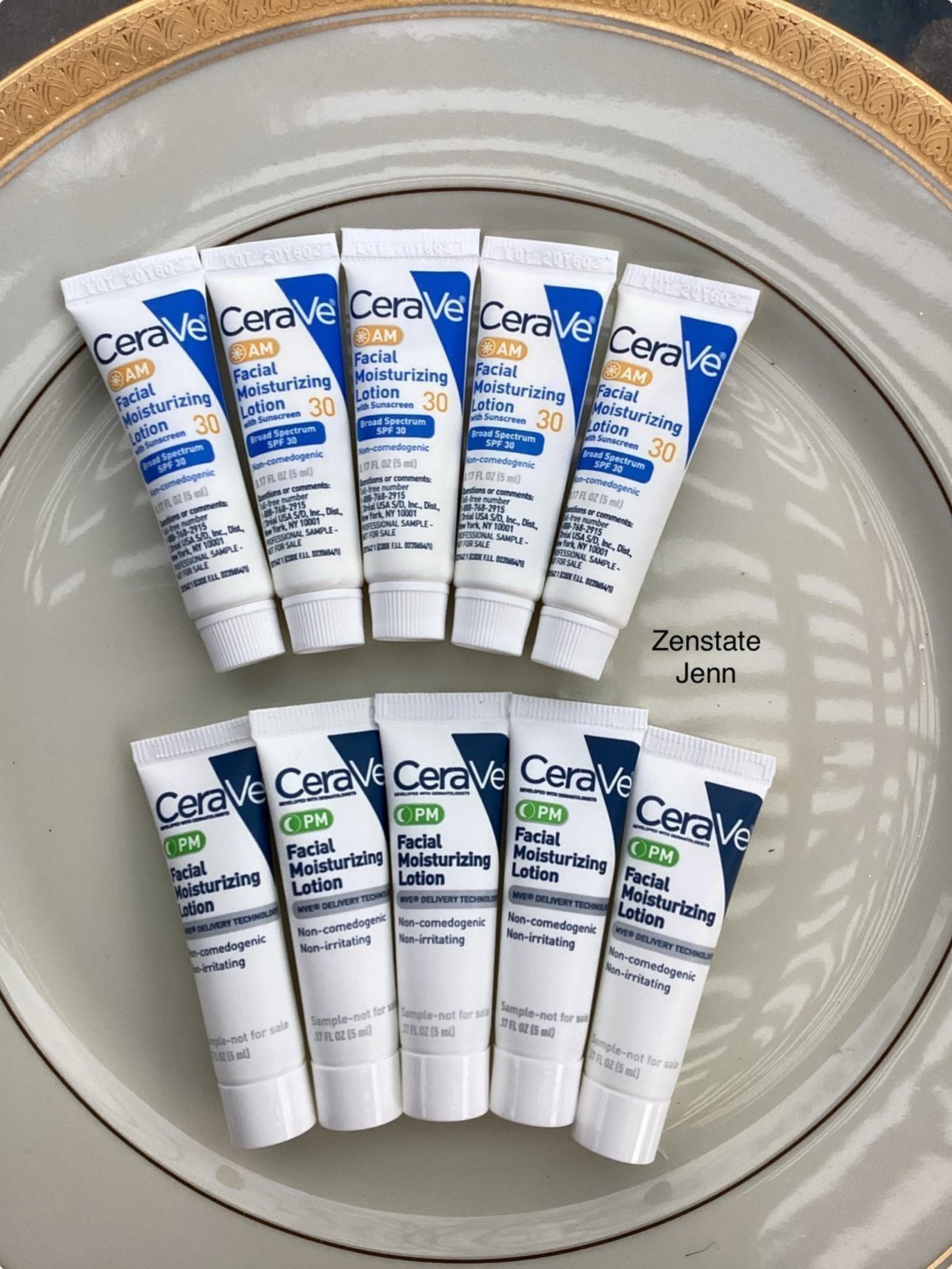 CeraVe Travel Size AM & PM Facial Moisturizing Lotion Bundle