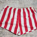 Daniel Axel Vintage Red & White Stripped Men’s Bathingsuit Size Large