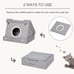 Cat House Foldable Kitten Condo Pet Bed w/ Soft Cushion Scratching Pad