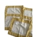 Busatti Italy Yellow Striped 60 Linen 40 Cotton Rectanglar Kitchen Place Mats 8