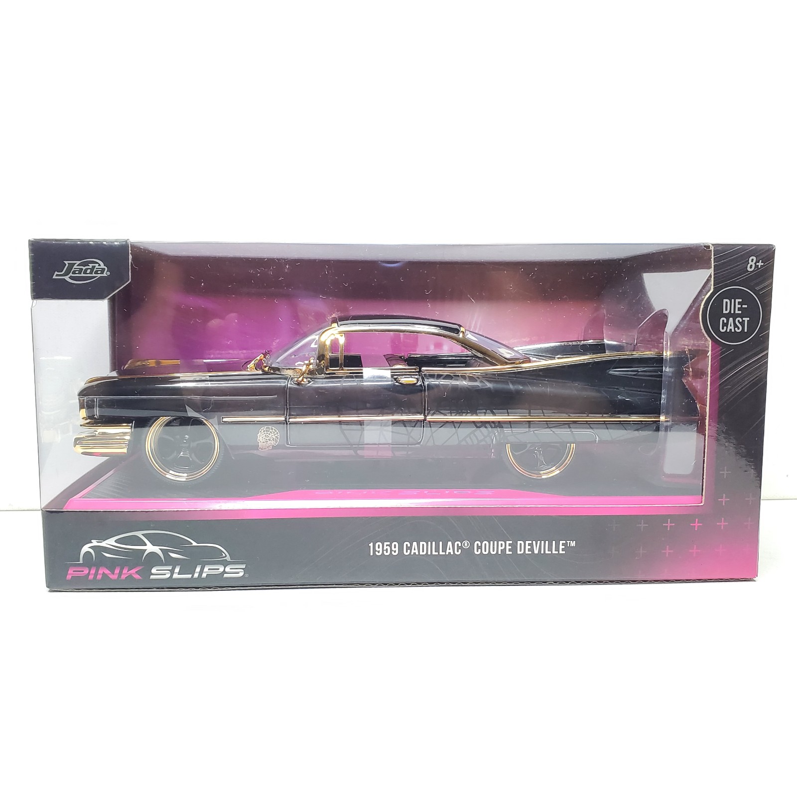 jada 1/24 pink slips chase 1959 Cadillac Coupe Deville Black