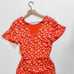 BODEN Camille Ponte Knit Jumpsuit Flutter Red White Blue Floral 6T 6 Tall