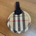 Burberry Check Plaid Luggage Tag Small