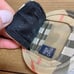 Burberry Check Plaid Luggage Tag Small