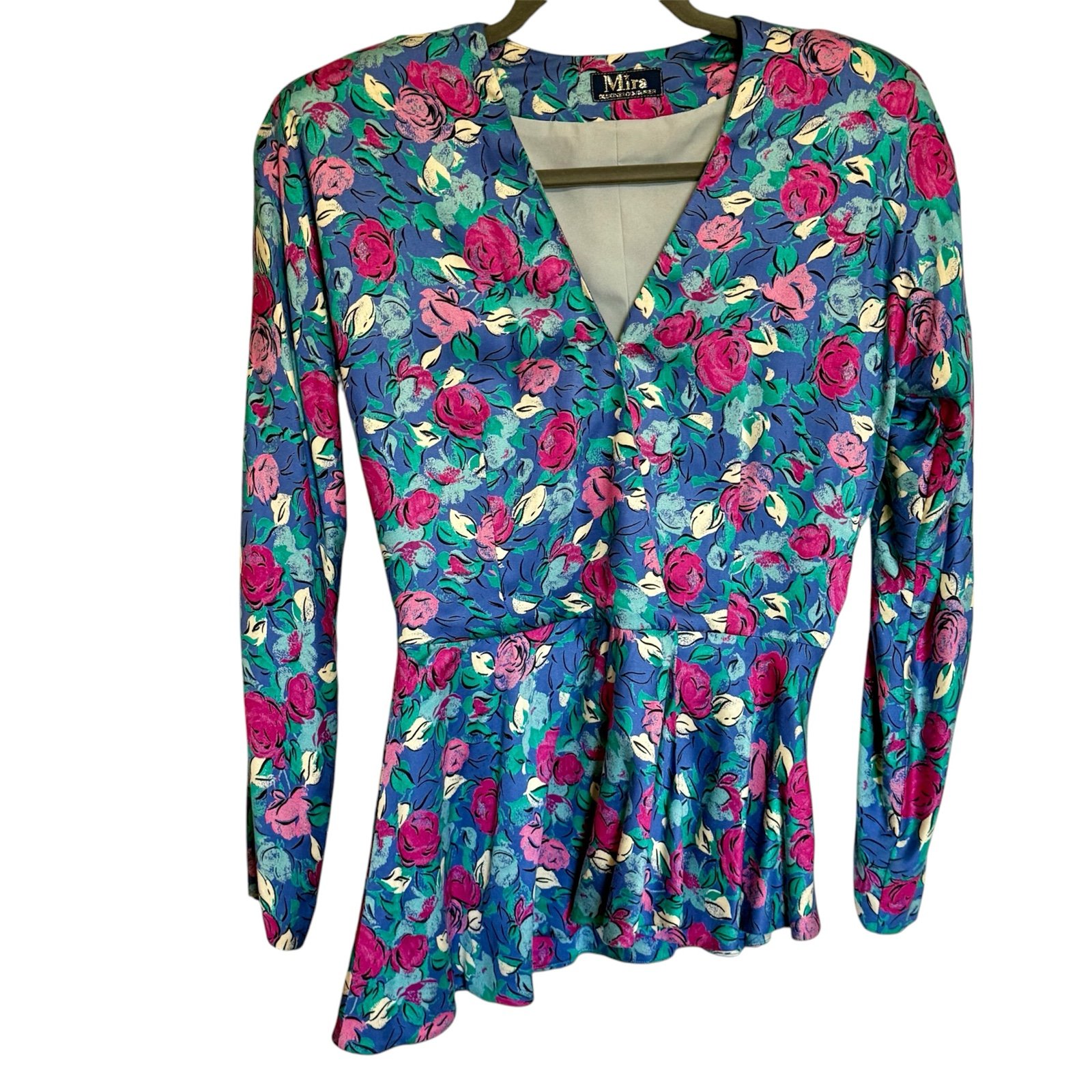 Vintage Custom 3-Piece Floral Jacket/Skirt/Belt by Mira Designer Courtier Sz-2/4
