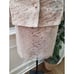David Rose Beige Mother Of The Bride Lace Skirt & Button Down Shirt 2 Pc Set 22W