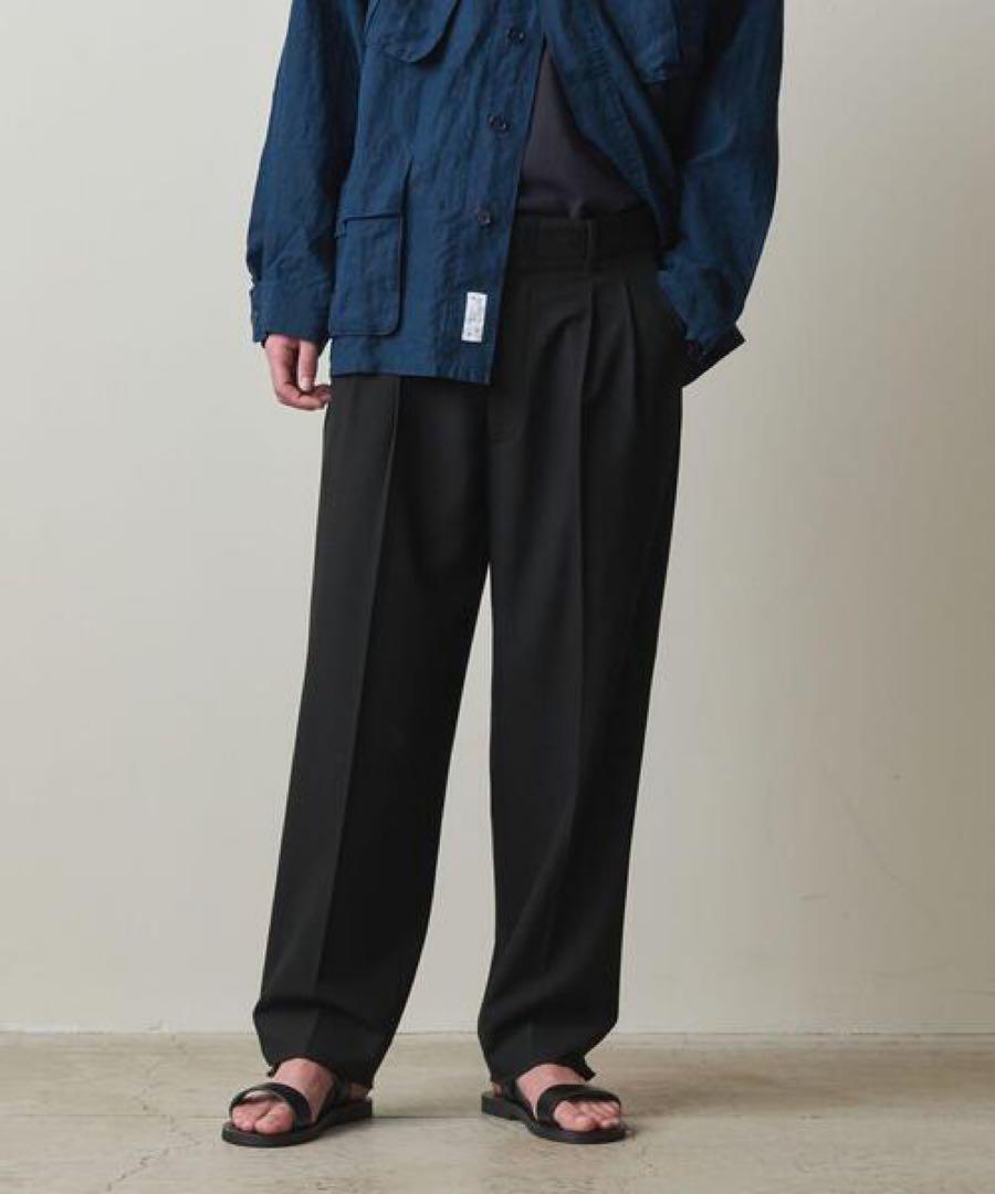 最大10%OFFクーポン P/R/PU OX 2PLEATED PANTS - BOLD / Pants パンツ