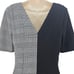 Fame & Partners Womans size 6 Everly Plaid and Black Career Midi Dress V-Neck