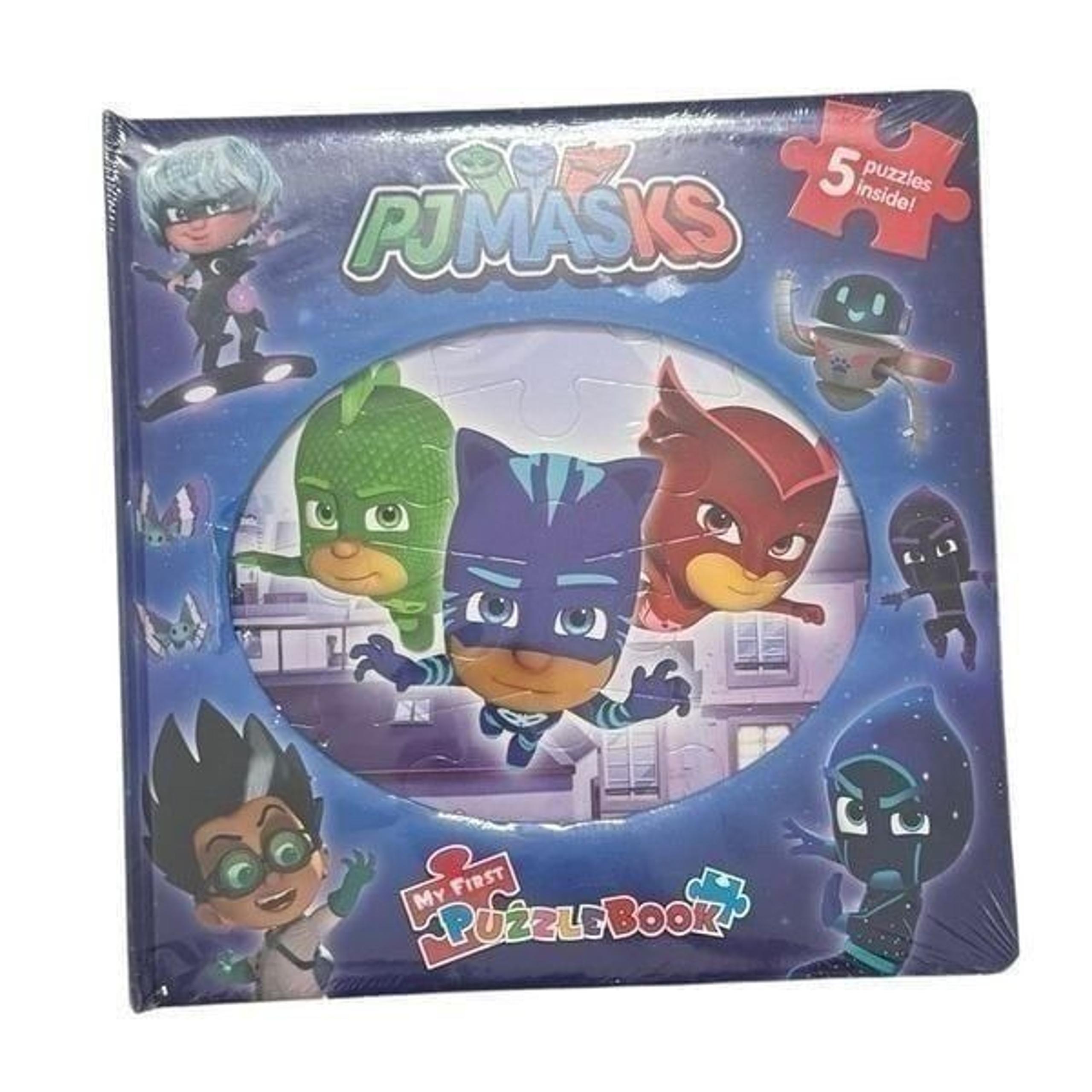 PJ Masks, My First Puzzle Book, 5 Puzzles Inside, 3 Years and Up NEW