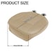 Universal Beige Car Front Seat Cover Breathable PU leather Deluxe Seat Cushion