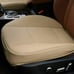 Universal Beige Car Front Seat Cover Breathable PU leather Deluxe Seat Cushion