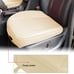 Universal Beige Car Front Seat Cover Breathable PU leather Deluxe Seat Cushion