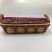 Longaberger Proudly American Cracker Basket Old Glory Cracker Muffin Liner 2003