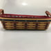 Longaberger Proudly American Cracker Basket Old Glory Cracker Muffin Liner 2003