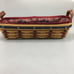 Longaberger Proudly American Cracker Basket Old Glory Cracker Muffin Liner 2003