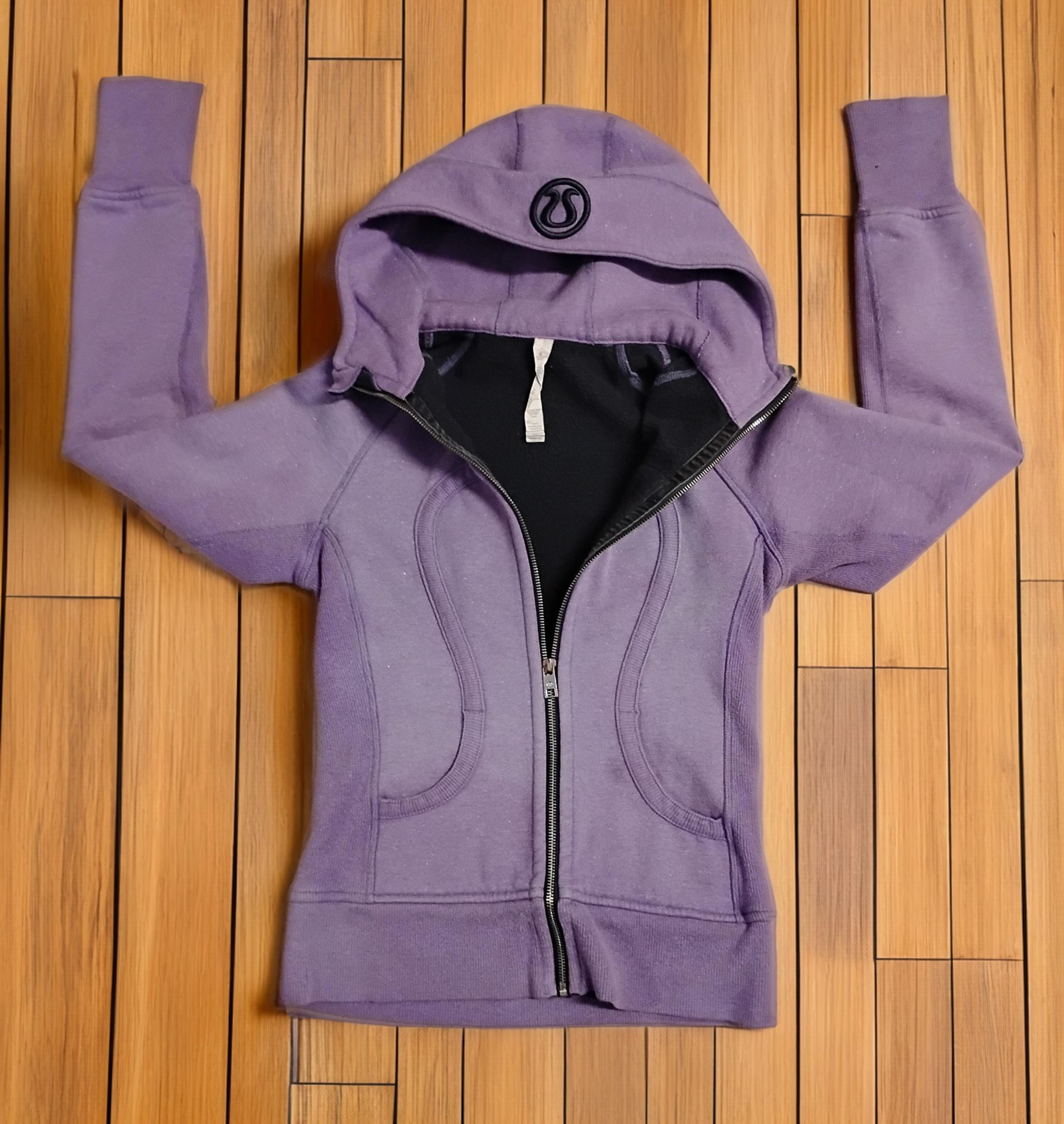 Lululemon Sparkle Purple Scuba Hoodie*RARE*