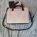Juicy Couture Heritage Satchel Purse Handbag Pink Clay & Chocolate, Coin Purse