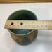 Studio Pottery Candle Votive Holder Christmas Tree Cutouts Brown Handmade Signed