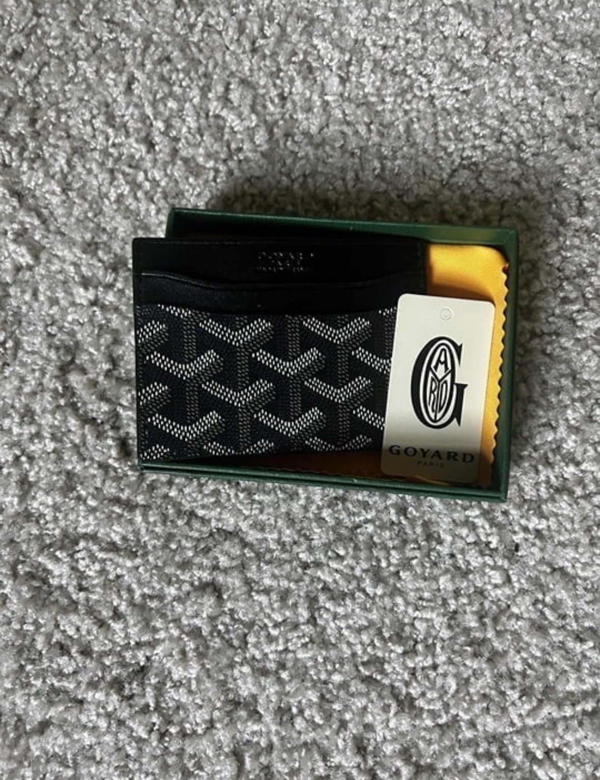 Goyard Card Holder - Black