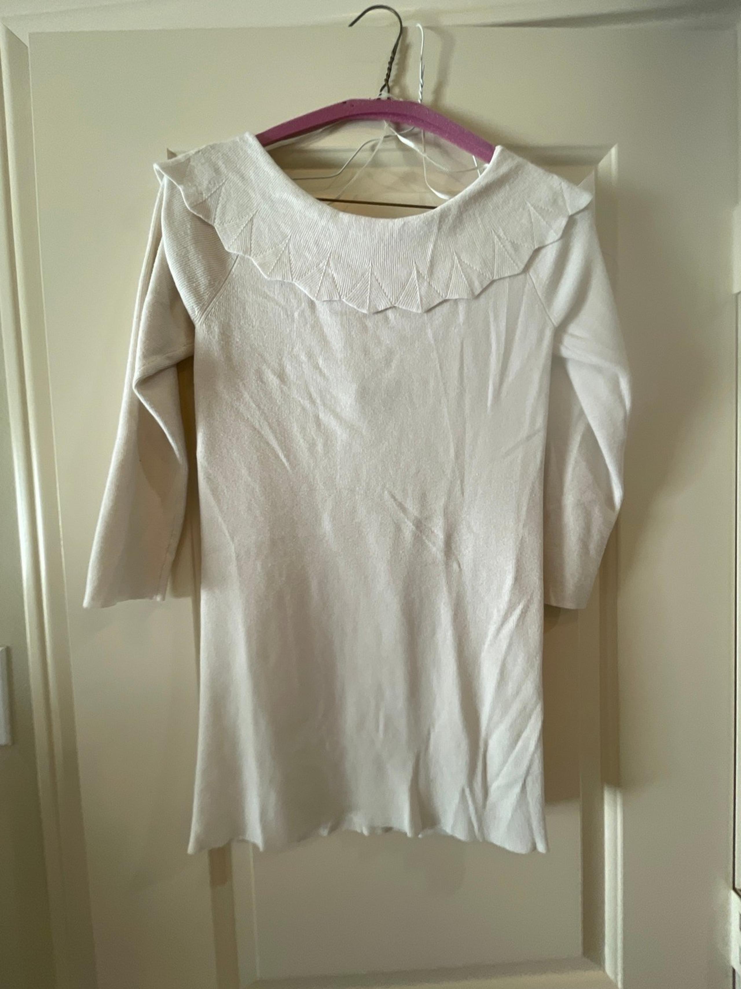 Pea in the pod cream maternity sweater