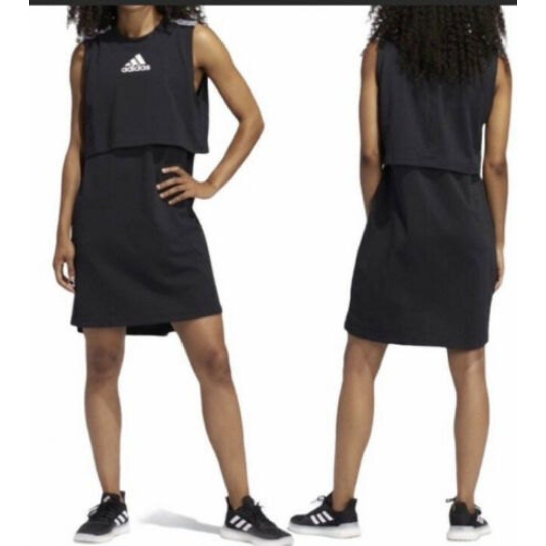 Adidas GG Black Dress Black Sleeveless High Neck