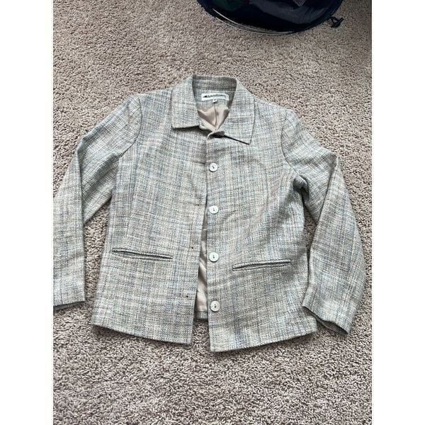 Appleseed’s Petite Knit Tweed Blazer size 4P