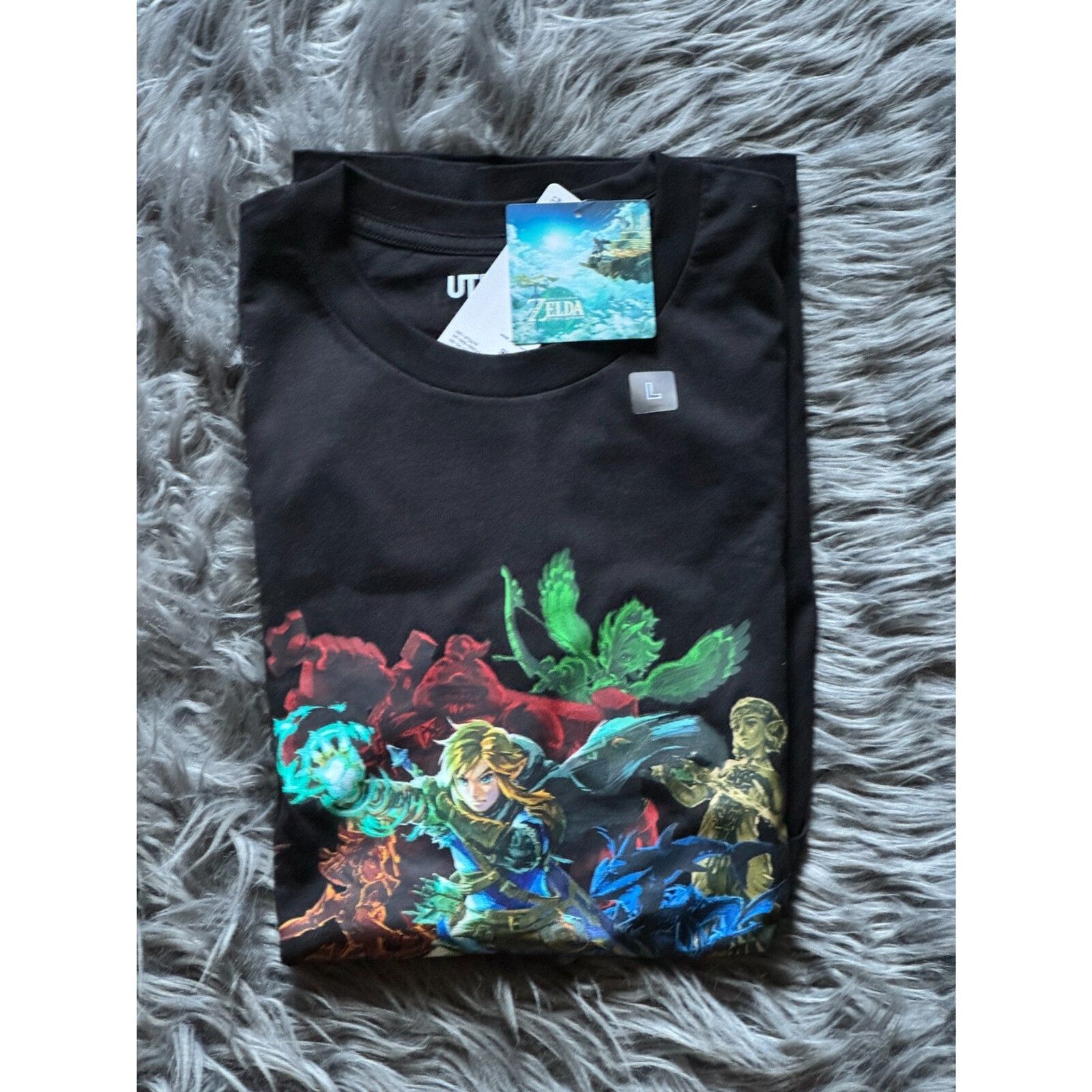 Legend of Zelda Tears of the Kingdom T-Shirt LARGE